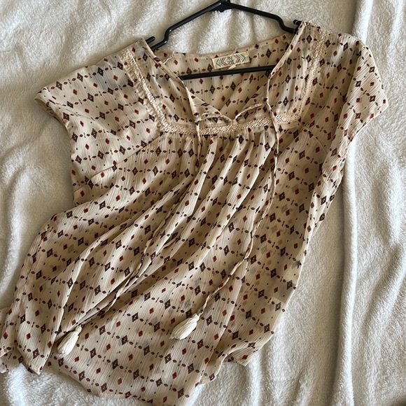 PINK ROSE Flowy Summer Top - Picture 3 of 7